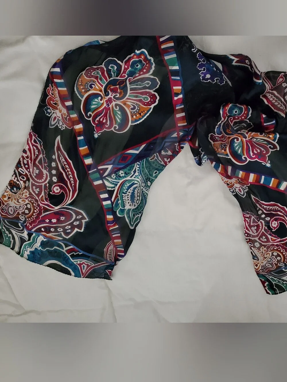 Oscar By Oscar de La Rent Silk Scarf